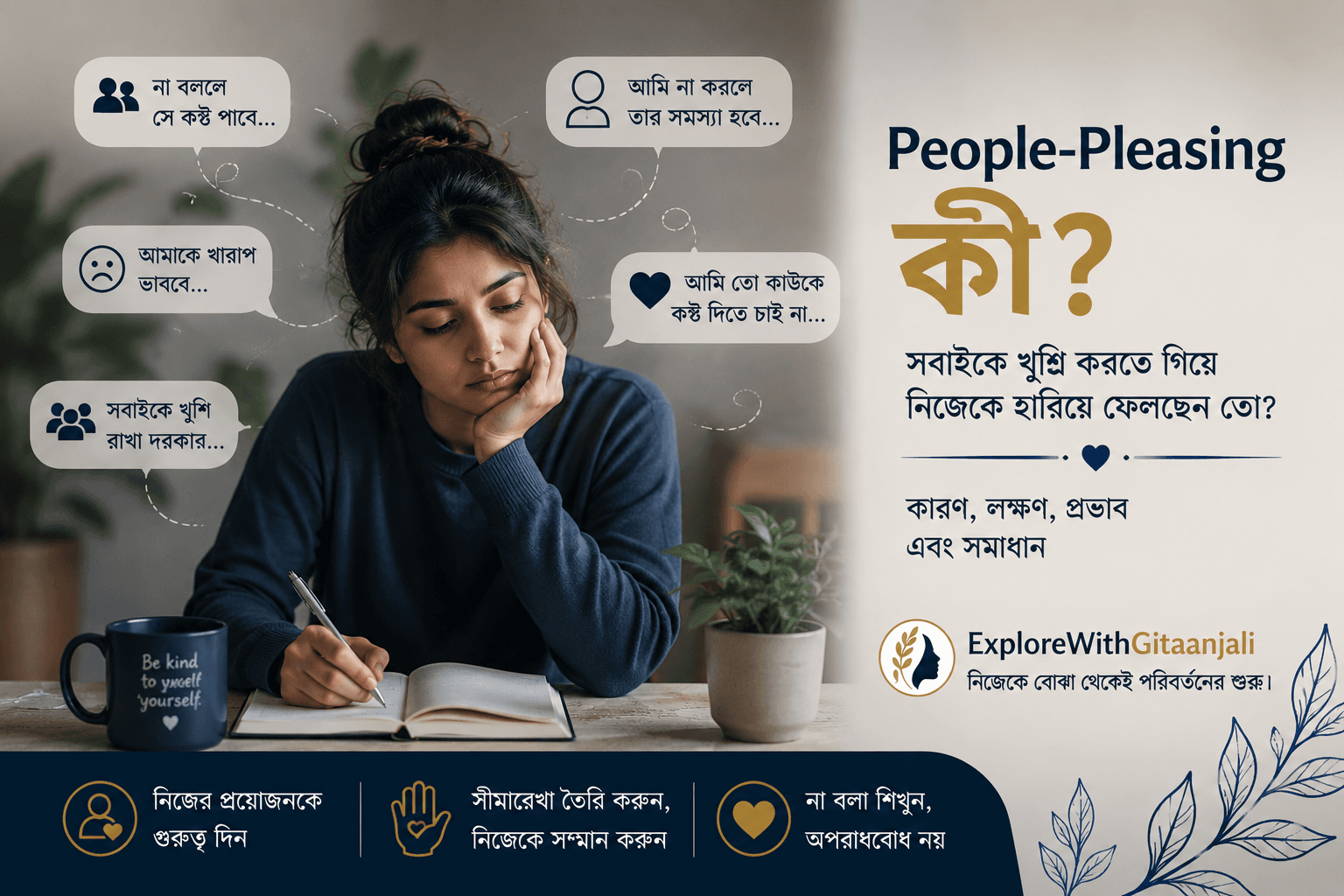 People-Pleasing কী, সবাইকে খুশি করার অভ্যাসের কারণ, লক্ষণ ও নিজেকে গুরুত্ব দেওয়ার উপায়
